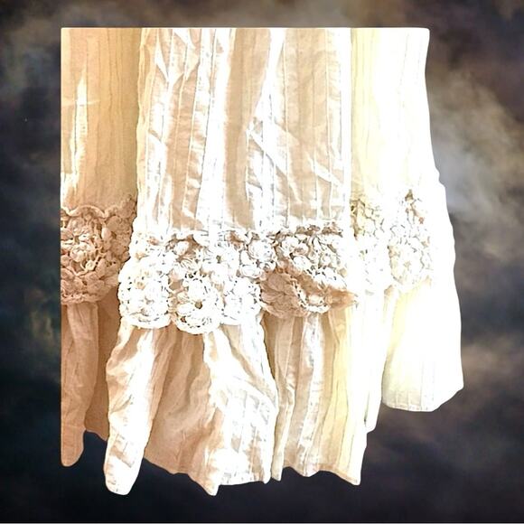 Vintage 1970s Ivory Vampire Bride or Halloween Maxi Dress GUNNE Sax Style SM - Picture 7 of 12